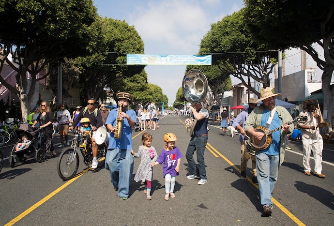Coast: City of Santa Monica Open Streets Event