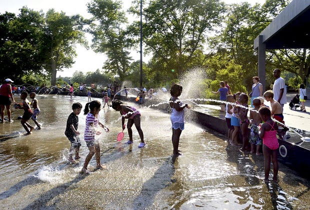 Things To Do in Brooklyn Le Frak Splash Pad
