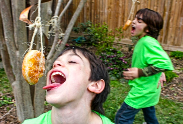 Halloween Activities for Kids: Donut on a String