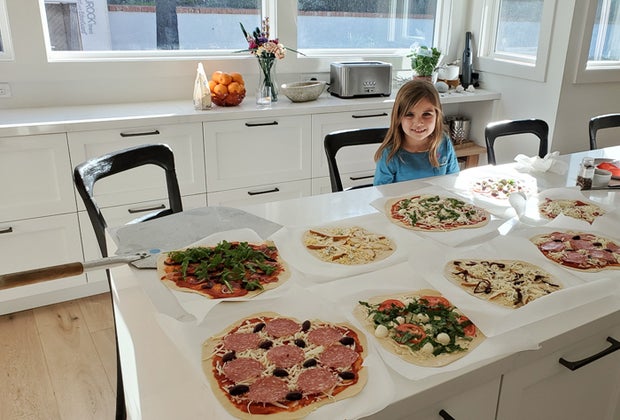 Pizza making is a science, craft, activity, and ends in a delicious dinner! 