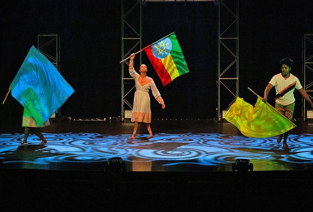 Circus Abyssinia: Ethiopian dance flags