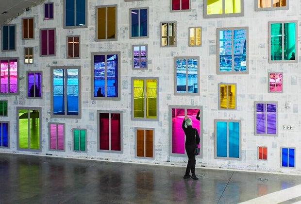 Image of artwork kids can see at Boston's ICA.