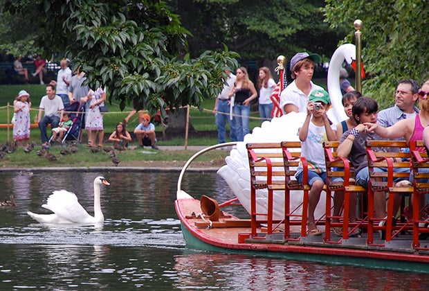 Image of Boston Swan Boat - Things To Do with Preschoolers and Toddlers