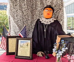 Chatham's Pumpkin People in the Park has fun with Halloween displays. Photo courtesy of the Shannon Door Tavern