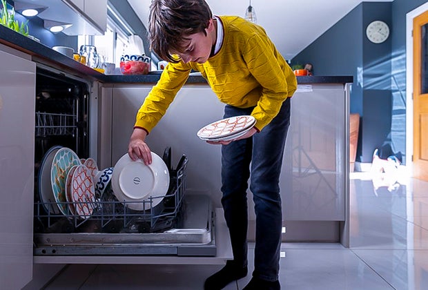 Chore Charts for Kids: Loading the dishwasher