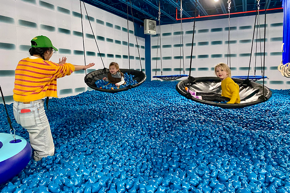 Space Club's Fort Greene location is the stuff of kiddie play space dreams.