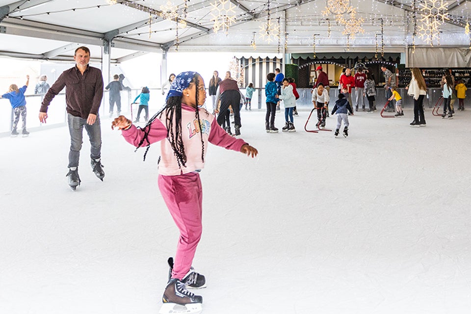 Skate among the stars on The Roof at Ponce City Market!  Photo courtesy of Slater Hospitality PCM 