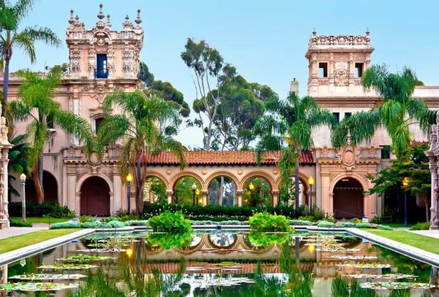 Spring in Los Angeles: Balboa park in San Diego makes for a great weekend trip.