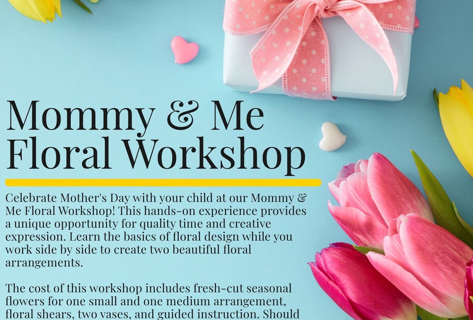Mommy and Me Floral Workshop at Bristol Bazaar