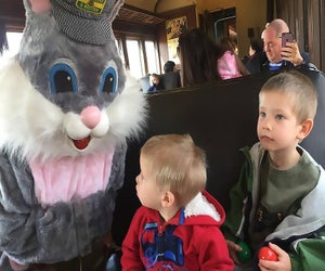 Hop aboard the Cottontail Limited to go on an egg hunt and meet the Easter Bunny. Photo courtesy of the Black River Western Railroad