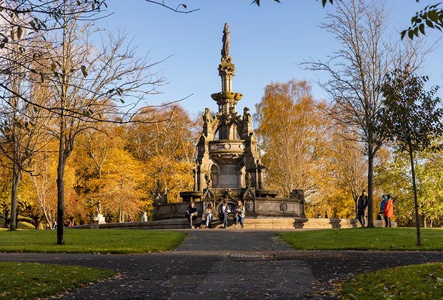 Kelvingrove Park and River Walk Stewart Memorial  Glasgow with Kids: