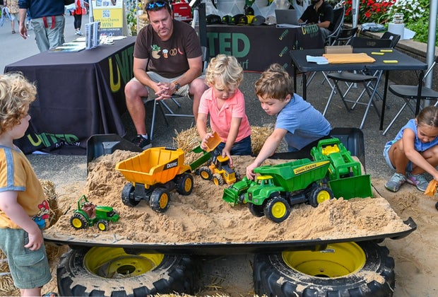 Photo of kids at Big E - Fall Bucket List