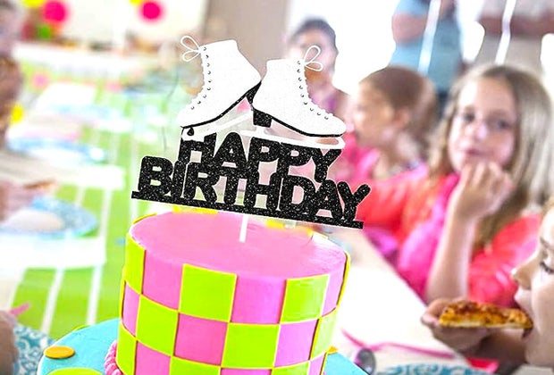 A wintery skating party is perfect for chilly birthdays. 