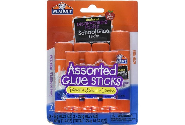Not Your Usual Back-to-School Supplies List: Elmer's Disappearing Purple School Glue Sticks