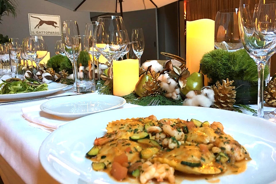Il Gattopardo serves a seafood-inspired feast in honor of the Christmas holiday.
