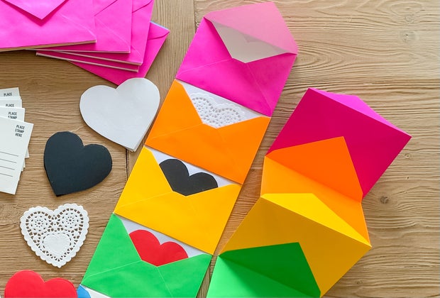 Envelope Accordion Mother's Day Cards