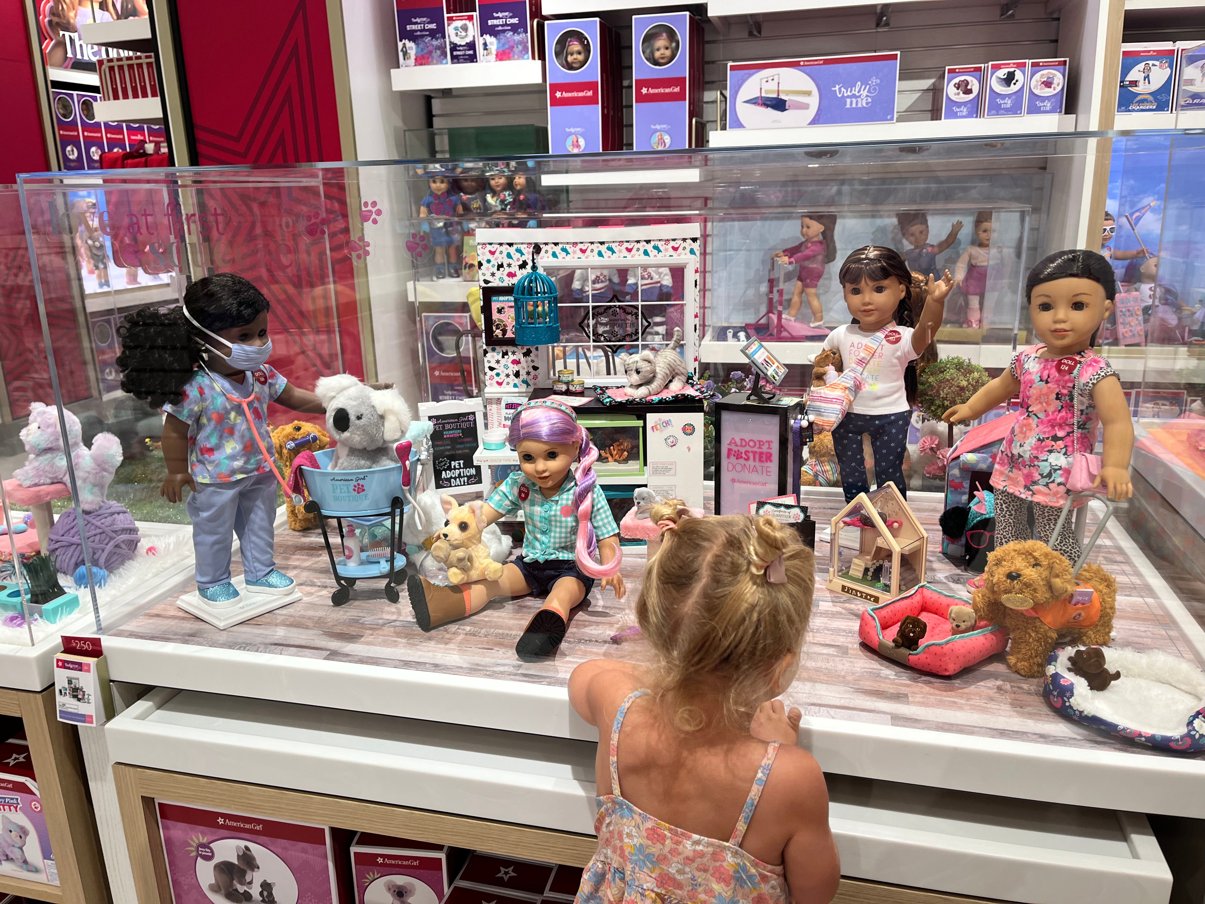 Step into an "a-doll-able" store  experience. 