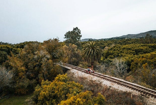 Sunburst Railbikes in Ventura County: Enjoy 17 miles of orange groves and wildflowers.