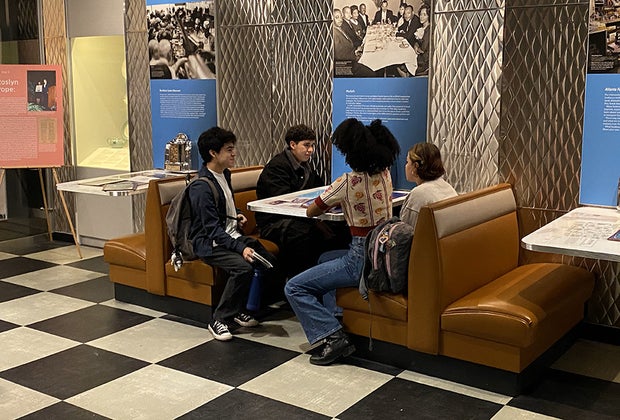 Atlanta History Center: Civil Rights era diner.