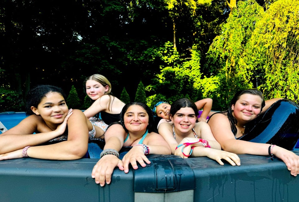 Invite the whole gang over for a dip in your new above ground pool. Photo by Ally Noel