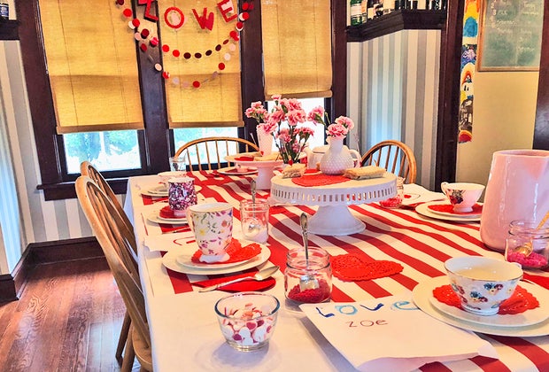 Deck the house with the colors of love.