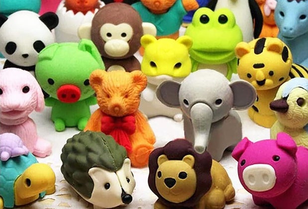 Not Your Usual Back-to-School Supplies List: Animal Erasers Desk Pets