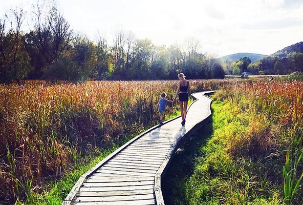 Stroll the Pochuck Boardwalk portion of the Appalachian Trail in Vernon, New Jersey