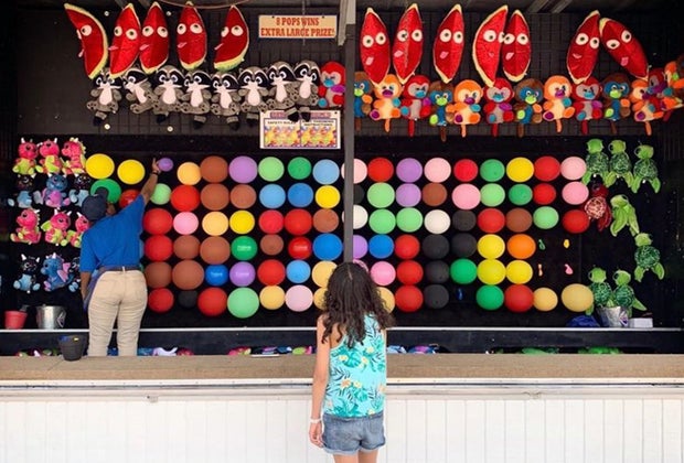 Midway games on Kemah boardwalk