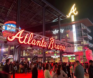 Root, root, root for the home team when you're in Atlanta...especially since the Atlanta Braves are, of course, the 2021 World Series champs! Photo by Bill Lefler