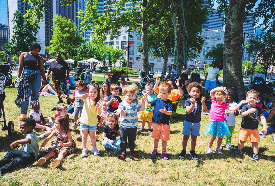 Philly Summer Fun: 35 Amazing FREE Activities for Kids Kids learn why water is an important resource and how to keep it clean with the Parkway Pals Program at Sister Cities Park. Photo by Beaumonde Orginals Photography via Center City District