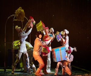 Cirque du Soleil reimagines a Christmas classic in 'Twas The Night Before..., an acrobatic show about the magic of the holiday season. Photo by Michael Last