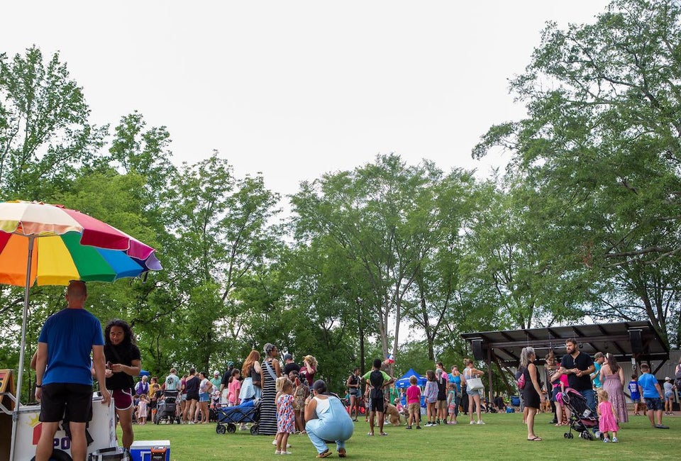 Family Fun Nights in Woodstock returns for its third season this summer with fun, themed nights. Photo courtesy of Visit Woodstock