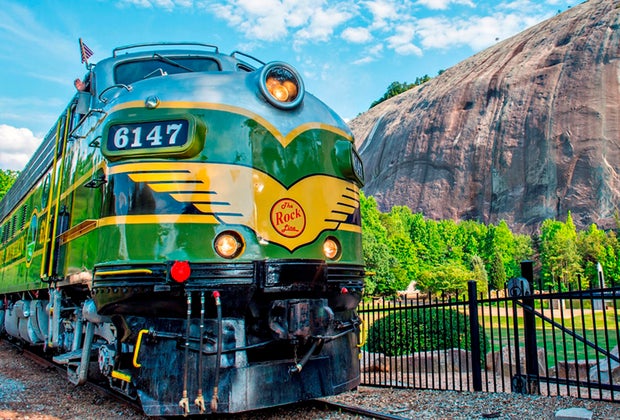 Sing-Along Scenic Railroad - Stone Mountain, Georgia; Holiday Trains