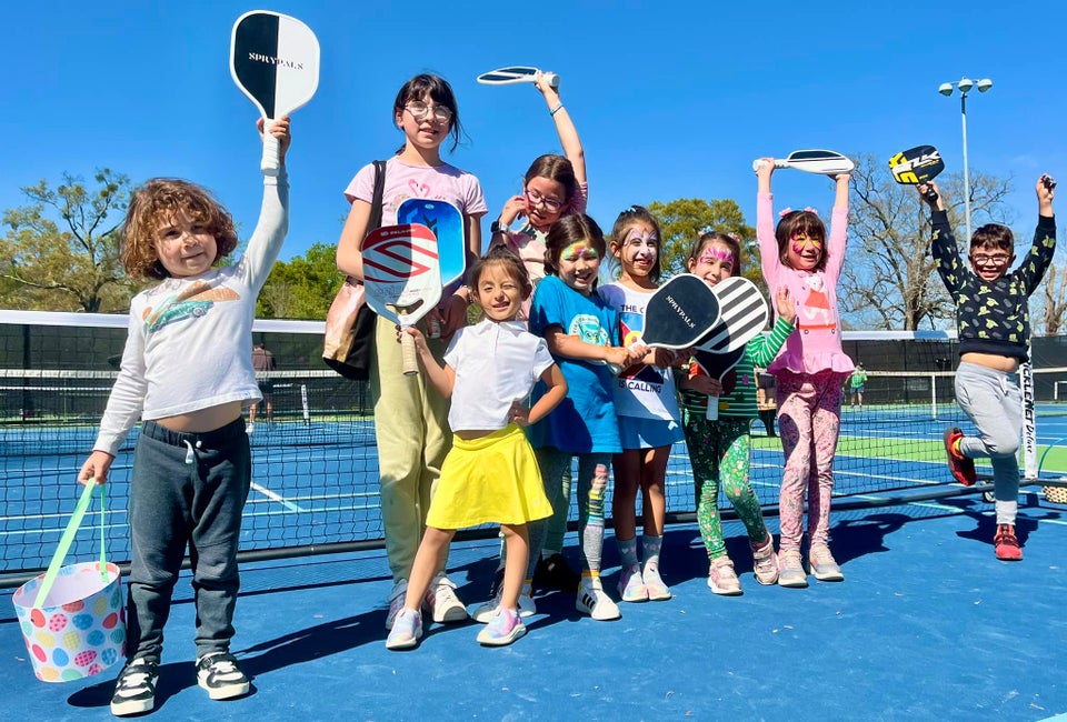 Kids can hone their skills by taking pickleball classes at the Sharon Lester Tennis Center at Piedmont Park. Photo courtesy of the center