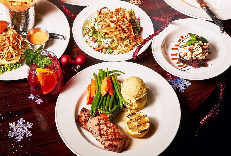 The Hard Rock Cafe has something for everyone this Christmas, like the jolly Santa Sangria for parents and the sublime Holiday Brownie for kiddos.