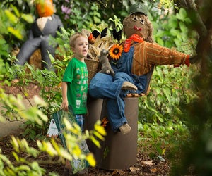 Celebrate fall by touring the Atlanta Botanical Garden for its Scarecrows in the Garden fall event. Photo courtesy of the garden