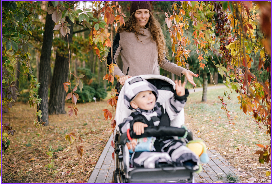 Spend some time outdoors with your little one with these stroller-friendly trails in Atlanta. Photo via Canva