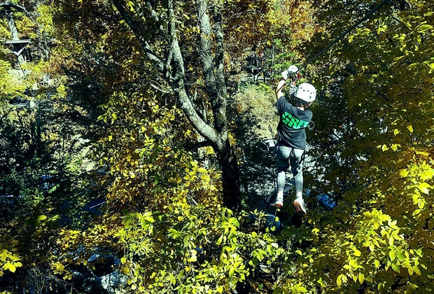 Extreme Sports and More Thrilling Activities for Kids in Atlanta: Screaming Eagle Adventures zipline