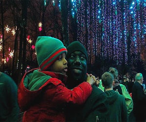 Be dazzled at Garden Light, Holiday Nights at the Atlanta Botanical Garden. Photo courtesy of the botanical garden