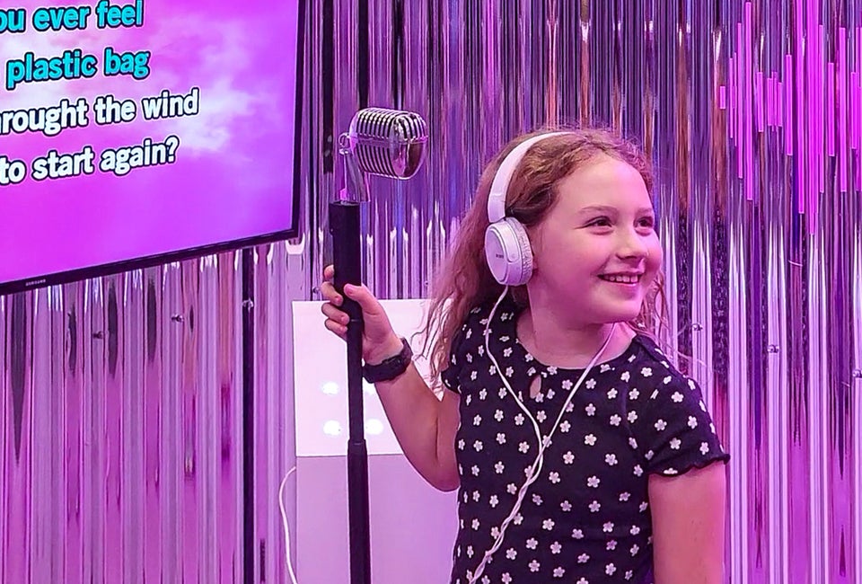World of Barbie is a Nostalgic, Pink Experience Karaoke is one of the fun, interactive activities at World of Barbie. Photo by Matt Matasci