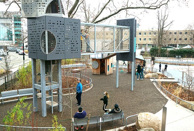 The Battery Playscape Brings Nature-Inspired Playground to Lower Manhattan