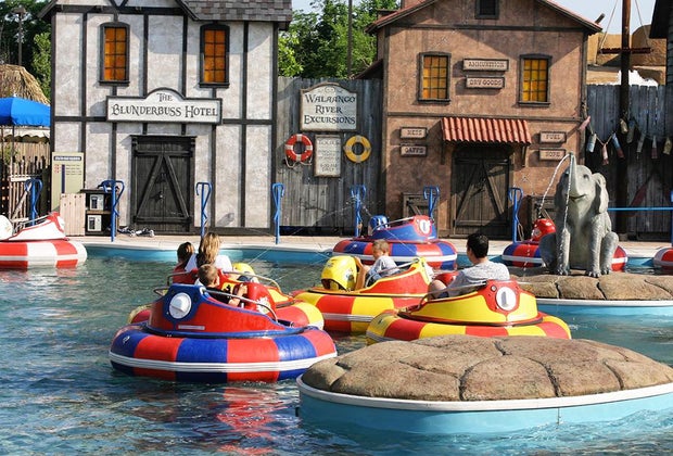 Bayville Adventure Park's water bumper cars