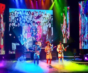 Kids and adults will likely enjoy Rain: A Tribute to the Beatles. Photo courtesy the production