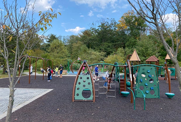 Playground at the Bergen County Zoo