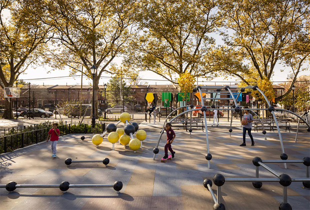 Best playgrounds in NYC: Betsy Head Park Playground offers plenty of fun.