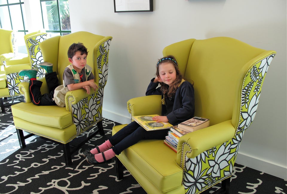 Can't wait to curl up and read at the Beverly Hills Library. Photo by Meghan Rose