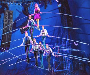Catch feats of strength and balance at the circus. Photo courtesy of the Big Apple Circus 
