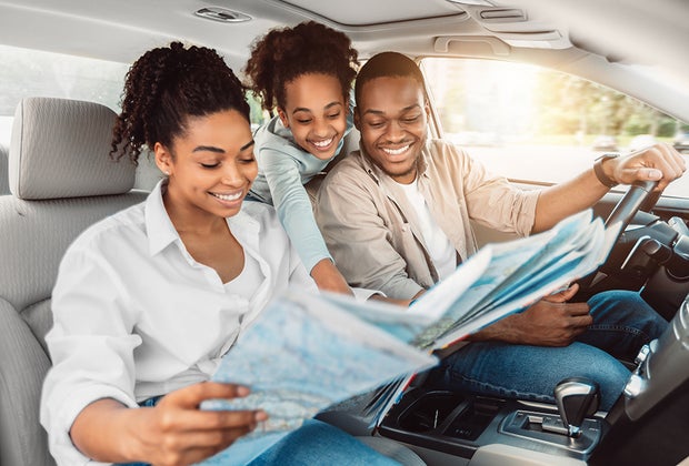 Ultimate Road Trip Planner: learn to read a map toegther