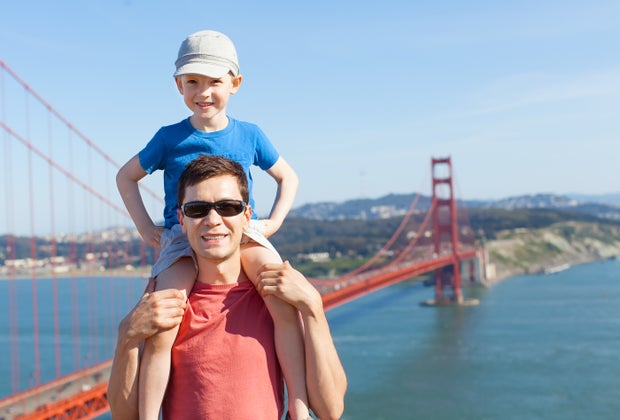 Ultimate California Bucket List: 100 Things To Do With Kids in CA: San Francisco Golden Gate Bridge