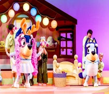 Step into Bluey and Bingo's imaginations at Bluey's Big Play. Photo courtesy of BLUEY